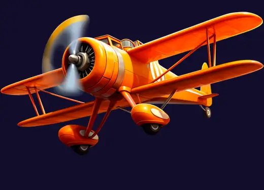 Petit avion rouge en pleine ascension
