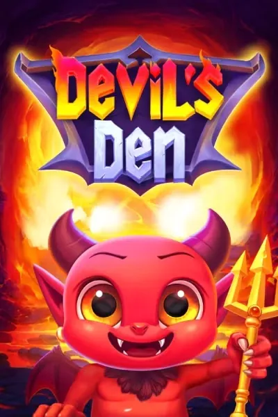 Petit diable rouge armé d'un trident