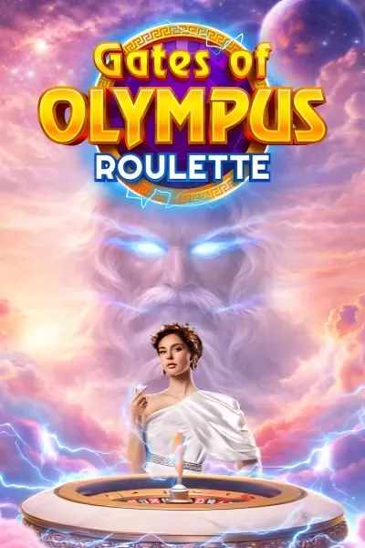 Croupière devant une roulette et Zeus