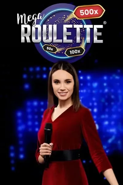Présentatrice en robe rouge, micro en main