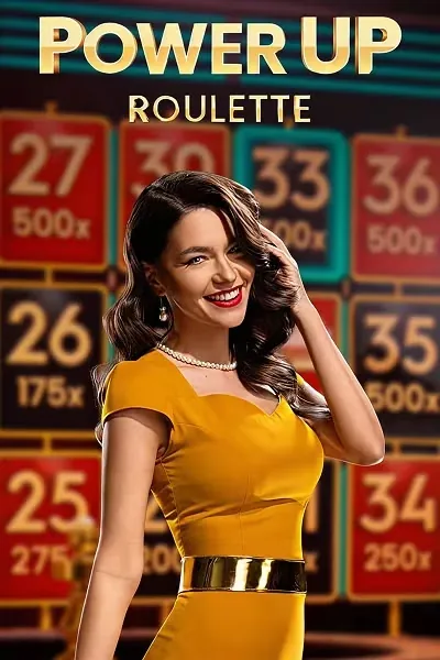 Présentatrice en robe jaune devant des multiplicateurs